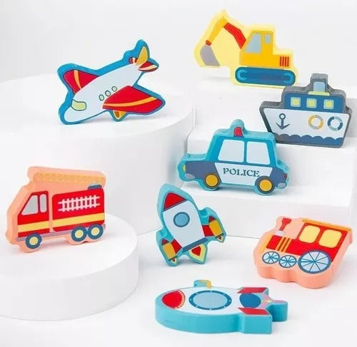 Juguete Madera 7 En 1 Montessori